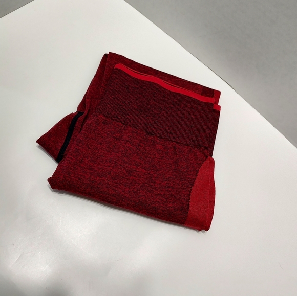 PINK Seamless Leggings in Red tones - Sz Large - Picture 5 of 7